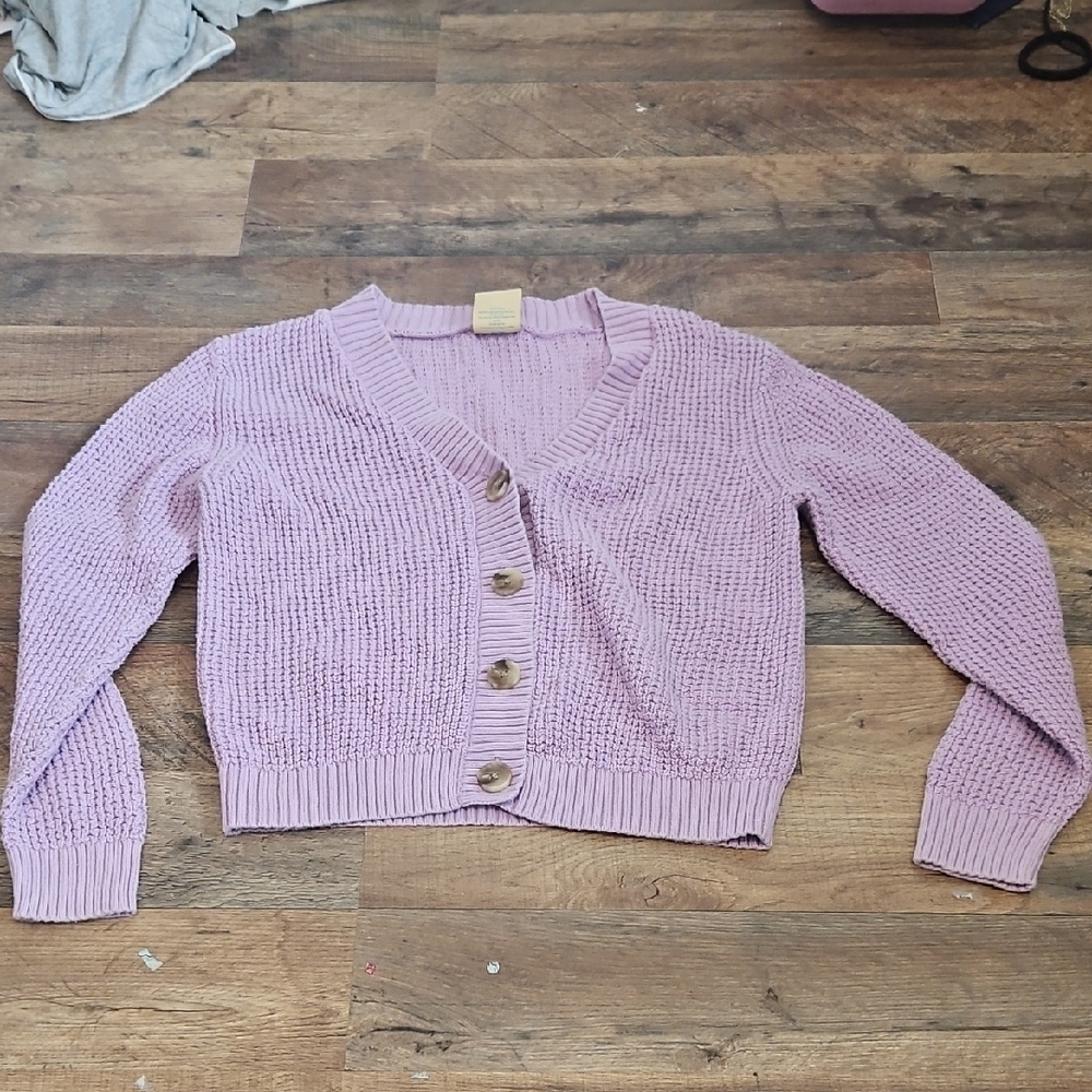 Lavender Knit Women's Sweater